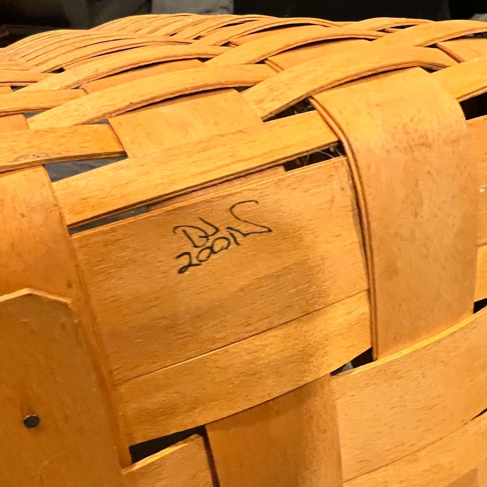 Longaberger Book Keeper Basket with Liner - Picture 7 of 8